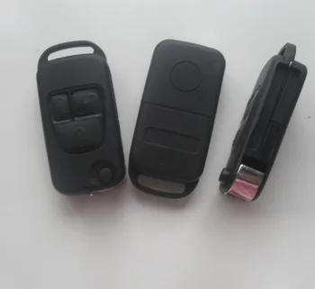 Pliere Flip Key Remote Shell 3 Butoane pentru Mercedes-Benz Cheie de Masina Spații Caz 2/4 Urmări