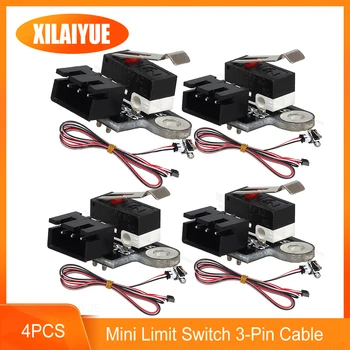 4BUC/Set CNC Mini Limita Comutator 3-Pin Cablu Vertical limitat comutator, 3018-PRO /3018-Max Metal/3018 Plus cu 3p portul de control