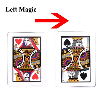 Mic Q K Cărți Truc de Magie 6.3*8.7 cm Recuzită Magie Accesorii Carduri Pentru Trucuri