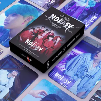 55pcs/set Kpop fără stăpân copii Lomo Card Nou Album UȘOR Albastru album Foto Carte de K-pop Straykids HD de Înaltă calitate Photocard Autocolante