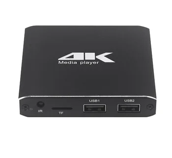 Cel mai nou Jucător de Publicitate Mini 4k Media Player suporta Micro Sd Tf Card Usb Disk 1080p redare automată Full Hd Multimedia Hdd Player