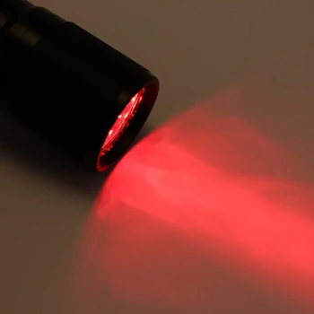 GM Ieftine 625nm Red Lanterna LED-uri Redsight 3W LED Lumină Roșie Portabil Mini Stradă Pentru Vena Finder Și de Lectură Astronomie Star Maps
