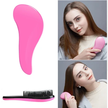 2020 Profesionale, Perii de Păr de Moda roz de plastic Pieptene de Par Portabil Beauty Hair Styling Instrumente Magice Incurca Indreptarea Parului